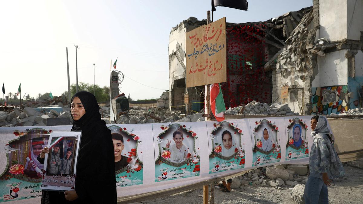 Trump Casts Doubt on Who Bombed Iran School, Killing 175 Children