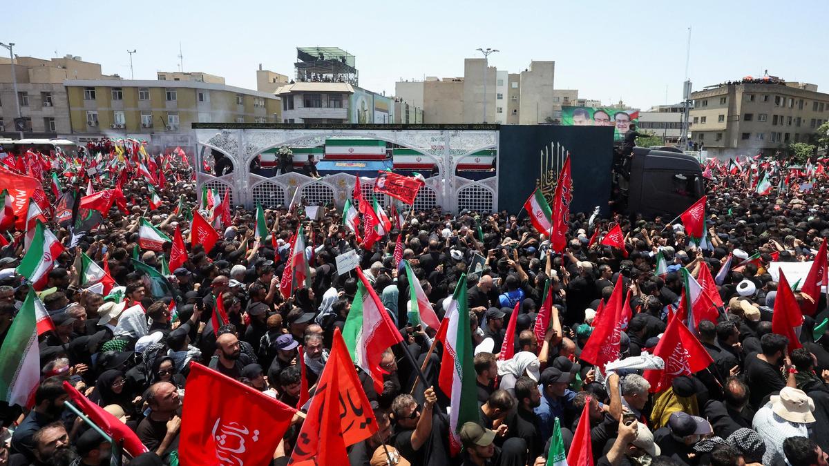 ‘Death to Trump’ Chants at Khamenei’s Funeral as U.S.-Iran Talks Seek End to War